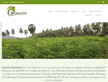 Tablet Screenshot of moringa.com