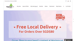 Desktop Screenshot of moringa.sg
